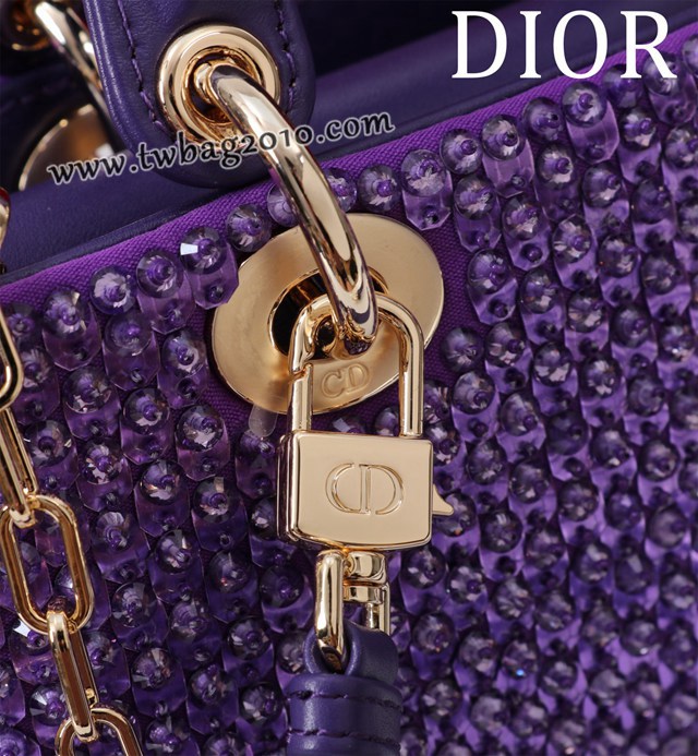 Dior专柜新款迪奥顶级原单超迷你刺绣珠片lady d-joy-micro djfk1050